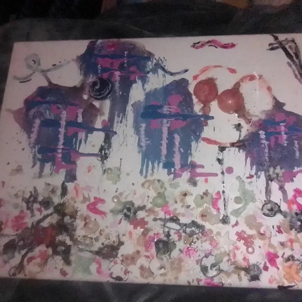 "D day" textured 3D  Painting Art